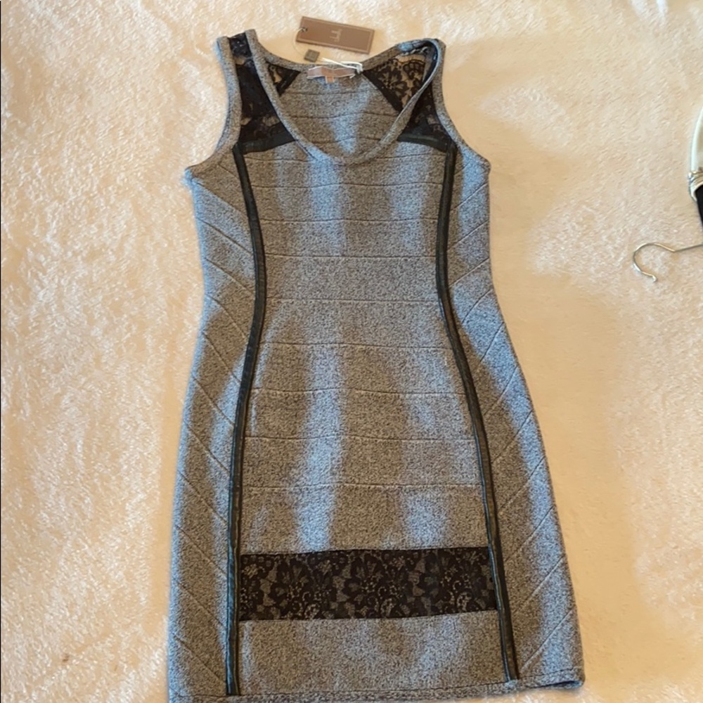 Grey Mini Dress